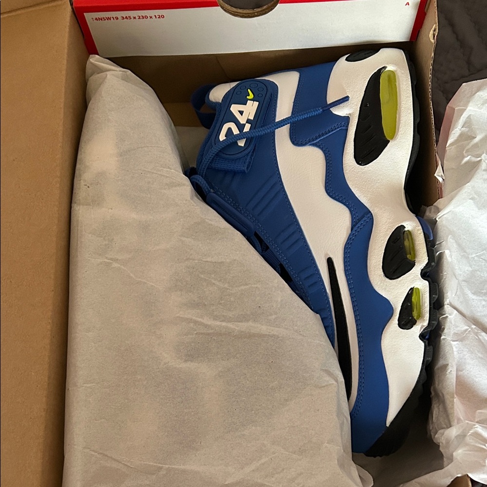 Nike Air Griffey Max 1 Varsity Royal and Black Sneakers